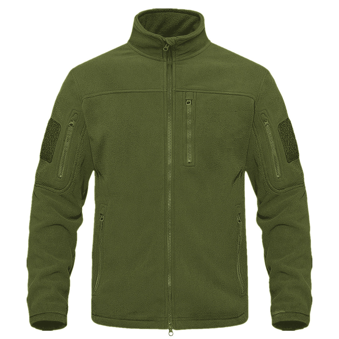 Fleece jacket for men with practical pockets Lune London