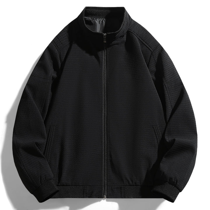 Versatile leisure jacket for men with textured surface Lune London