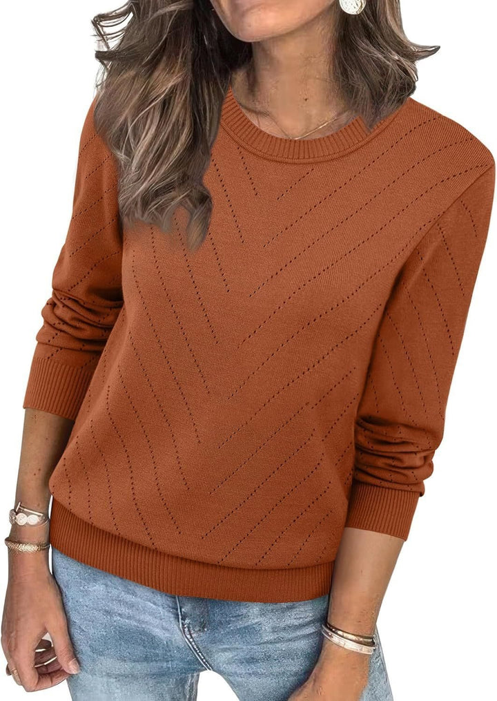 Ladies Fashion Sweater with structured zigzag pattern and relaxed fit Lune London
