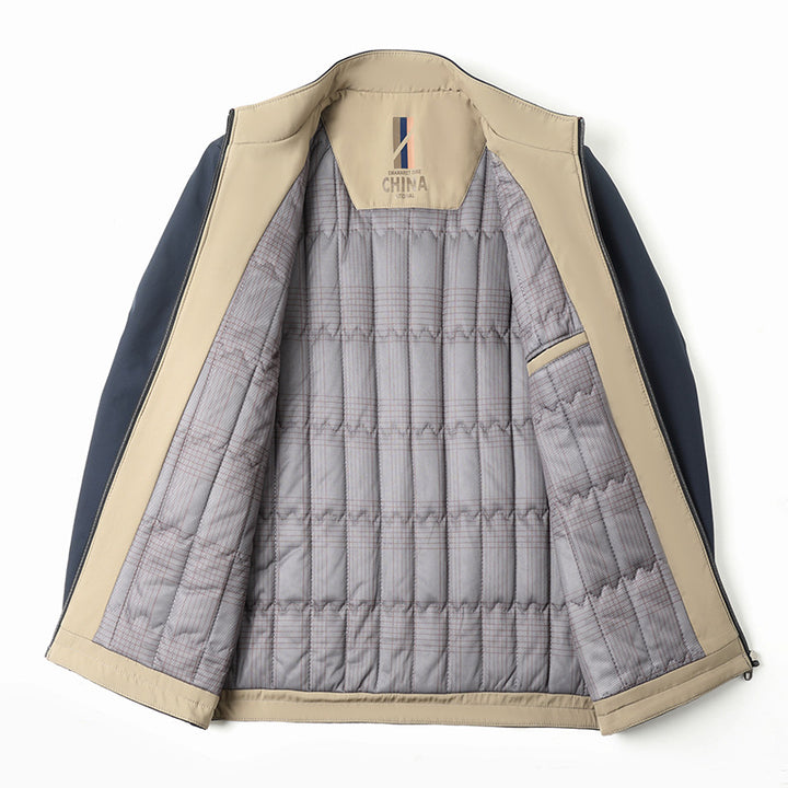 Modular transition jacket for men with insulated inner lining Lune London
