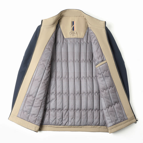 Modular transition jacket for men with insulated inner lining Lune London