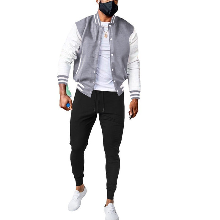 Sport college jacket for men with high-quality materials and elastic cuffs Lune London