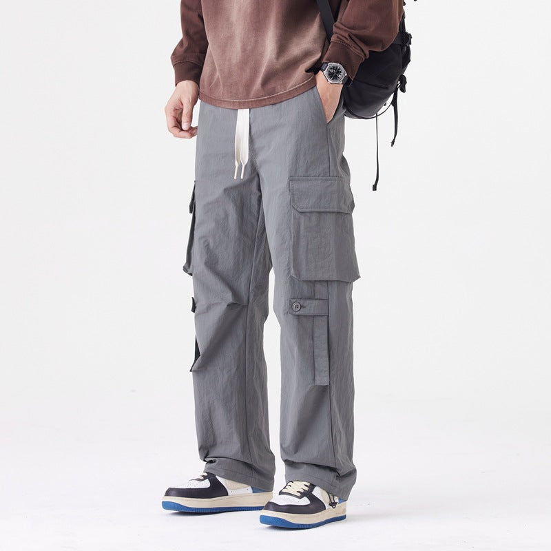 Men's cargo pants with multifunctional pockets and adjustable waist Lune London