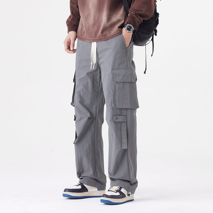 Men's cargo pants with multifunctional pockets and adjustable waist Lune London