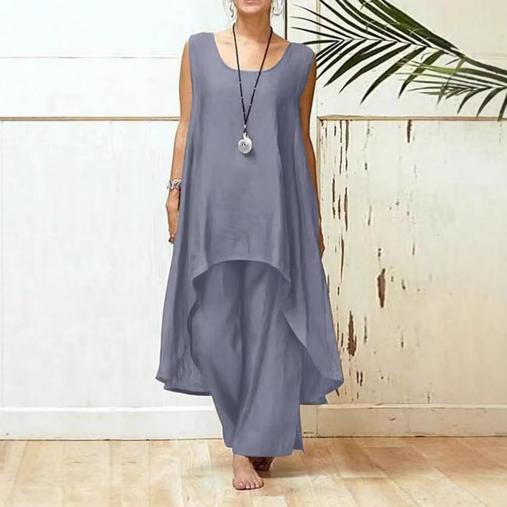 Lune London fluid maxi tunic jumpsuit for women