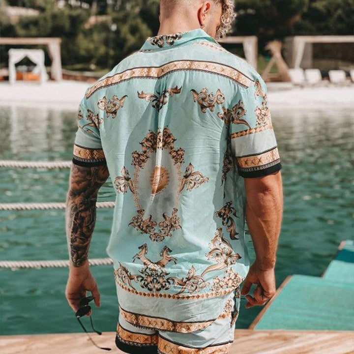 Stylish summer set for men with short sleeves Lune London