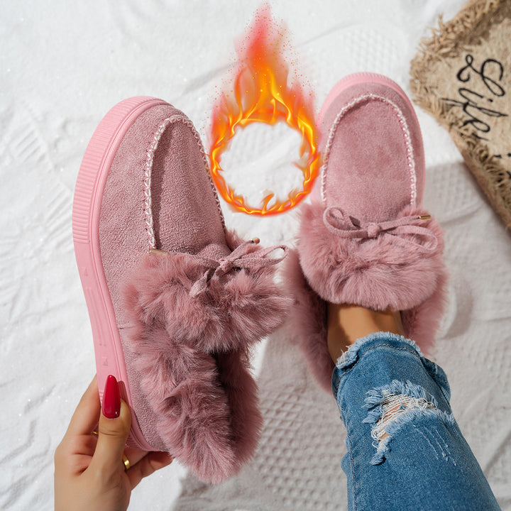 Ladies Fleece lined sneakers Lune London