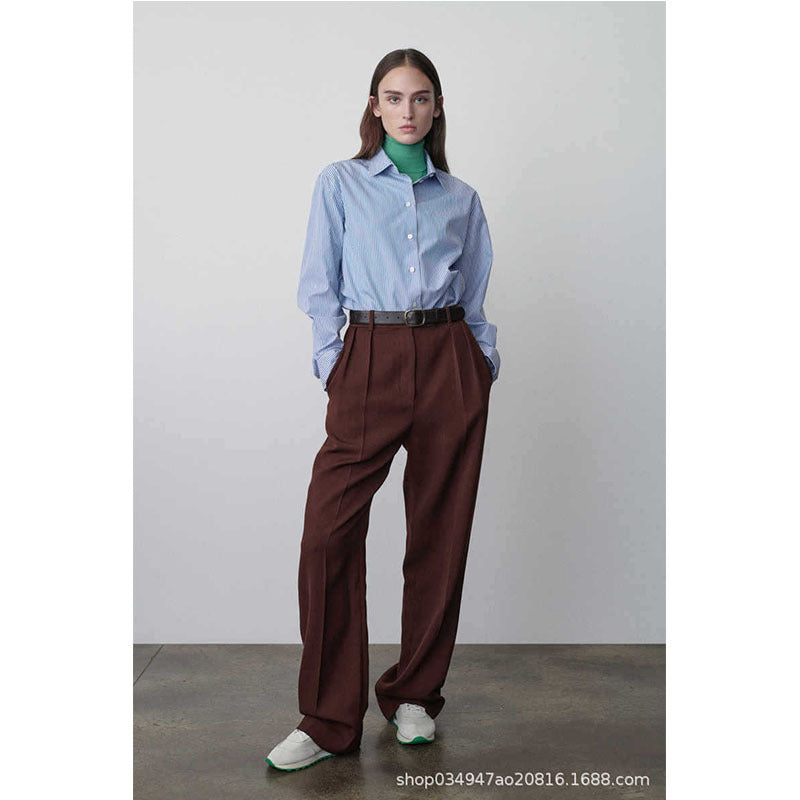 Blouse rayée pour femmes dans une coupe oversize moderne Chic & Stil