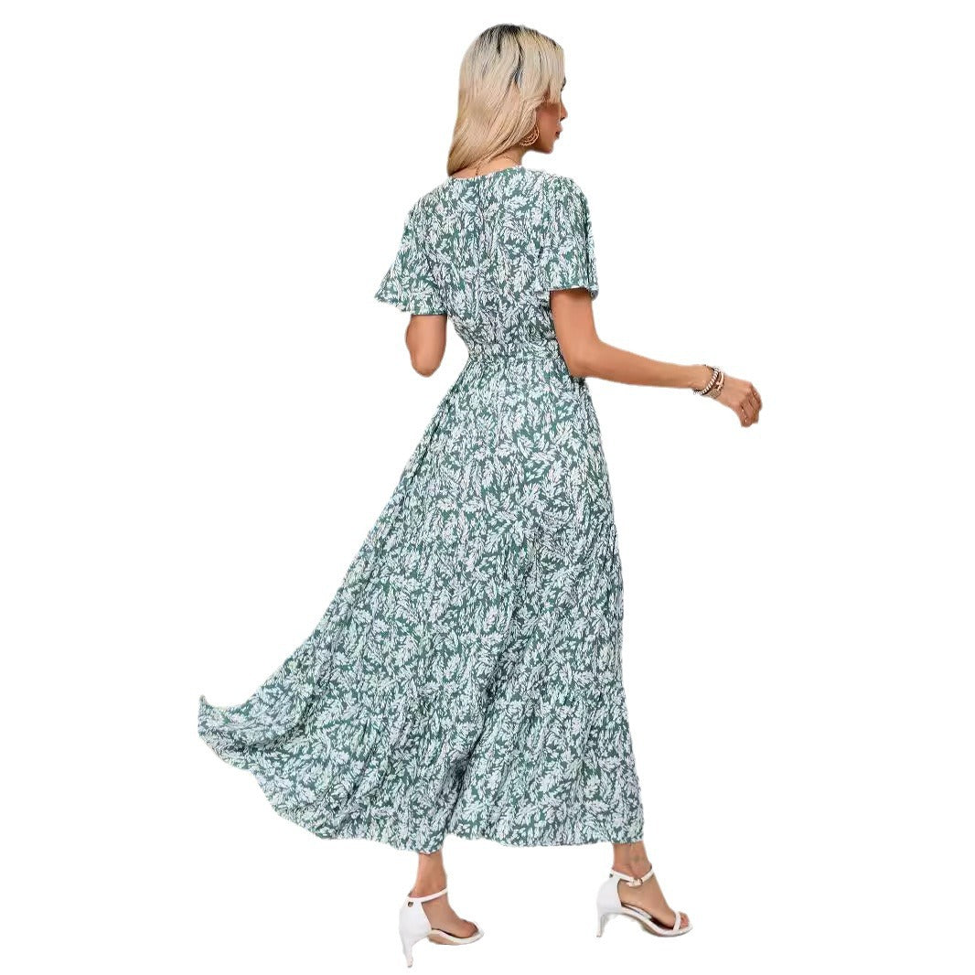 Lune London high floral wrap dress for women