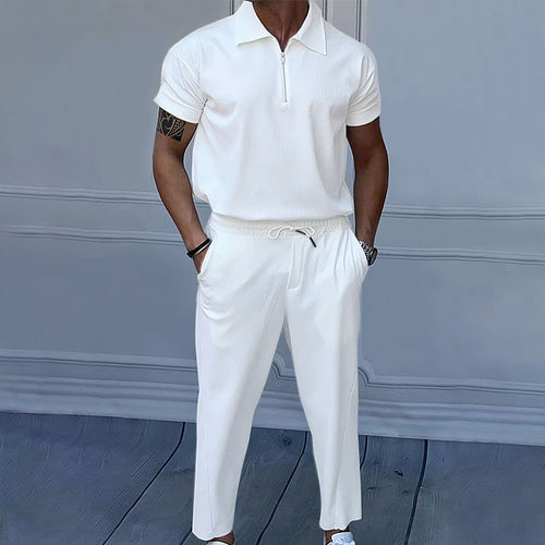 Men's shorts with zipper and elastic waist Lune London