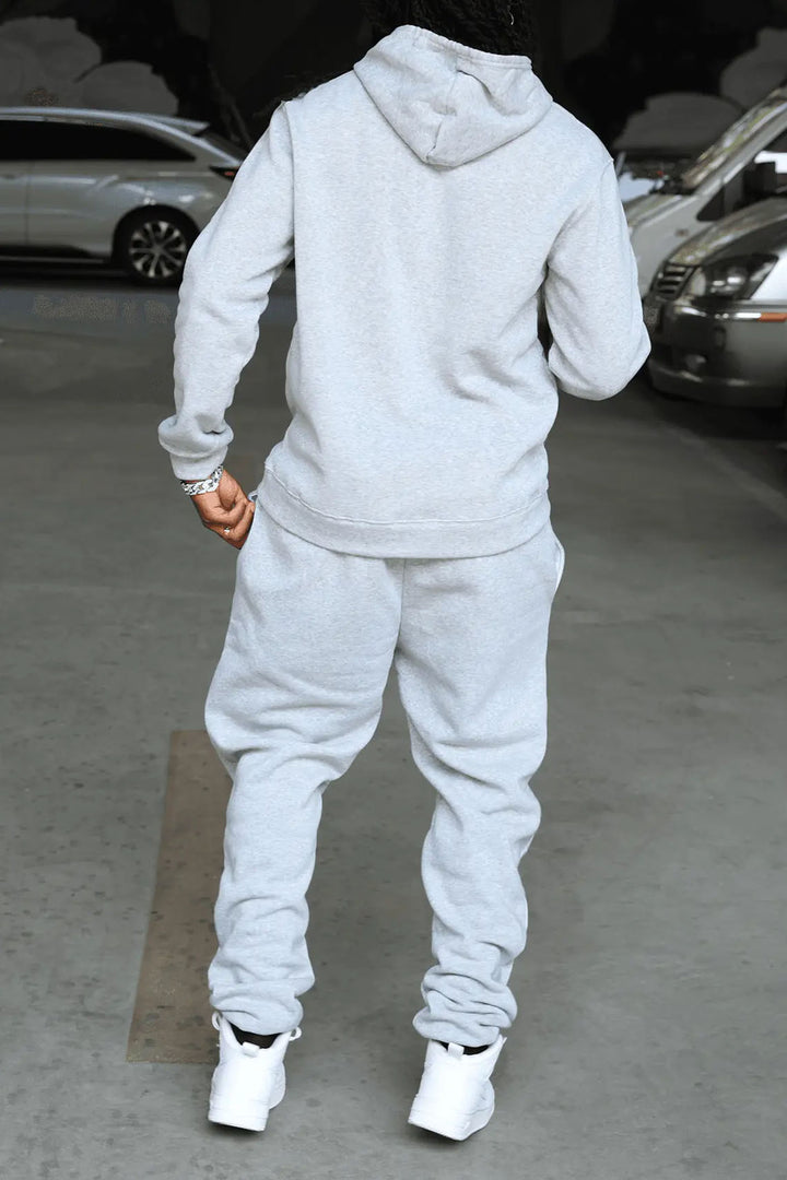 Men's hoodie and jogging pants set with elegant graphic print Lune London
