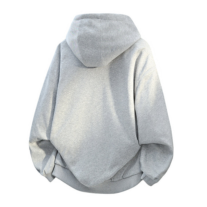 Oversized women's hoodie jacket with double fleece lining and side pockets Lune London