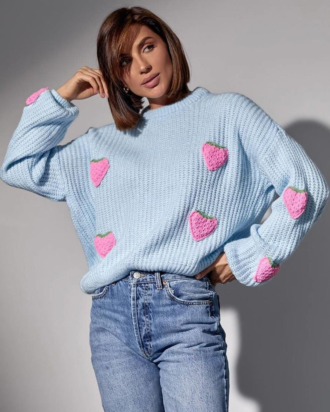 Sweater Women with unique heart-shaped design Lune London