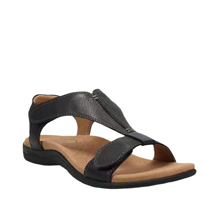 Comfortable flip-flops for women with adjustable straps and an anatomical sole Lune London