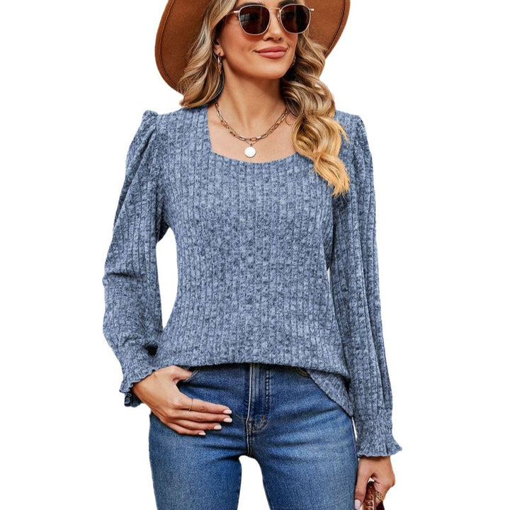 Ladies fashion sweater with balloon sleeves Lune London