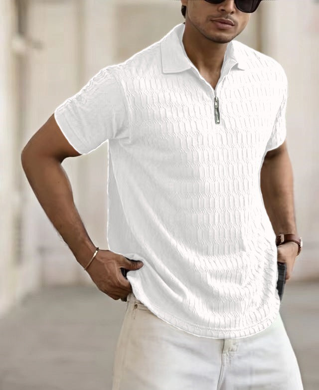 Men's Chic Structured Polo and Style