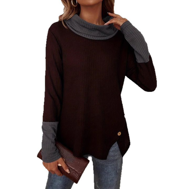 Sweater women with trendy collar Lune London