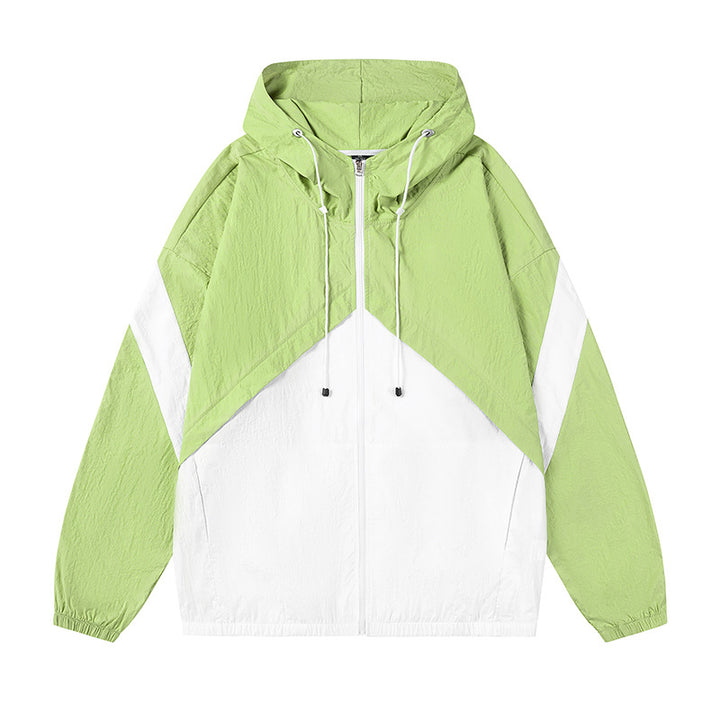 Men's sports jacket with adjustable hood system and reflective details Lune London