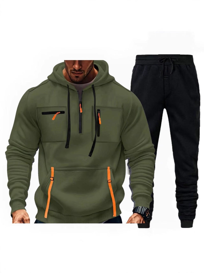 Men multifunctional hoodie and jogger pants Lune London
