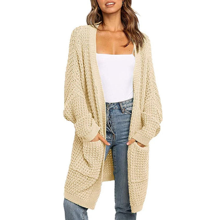 Knitted cardigan for women with a relaxed fit and pockets Lune London