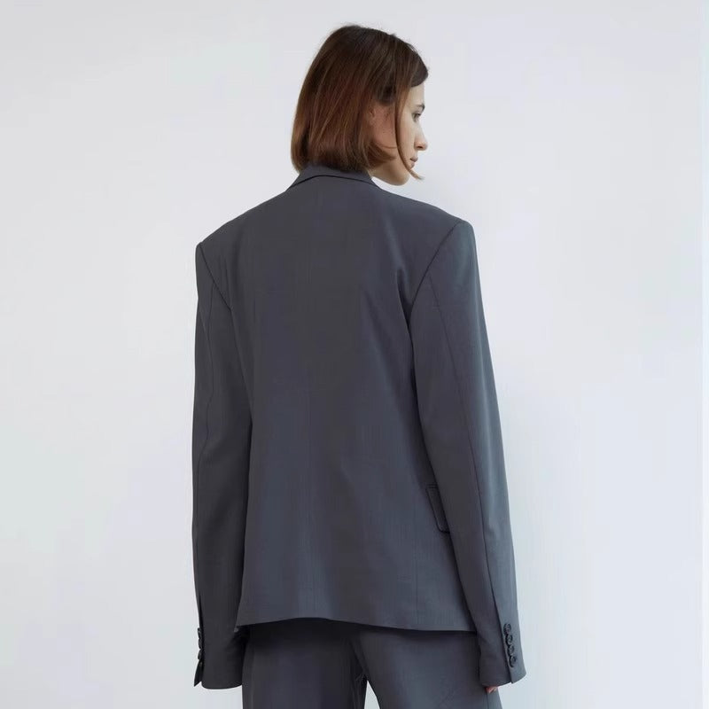 Blazer surdimensionné élégant pour femmes avec des détails subtils Chic & Stil