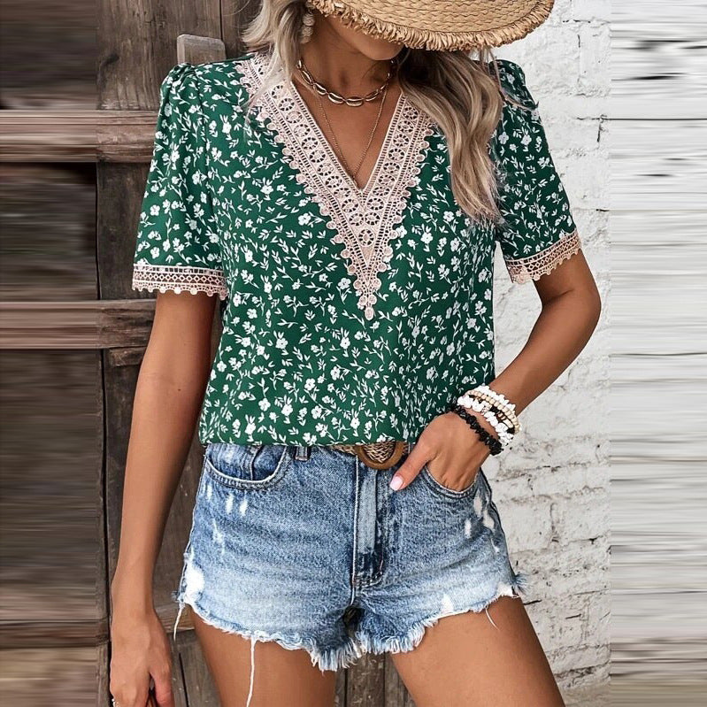 Ladies embroidered flower jacket Lune London