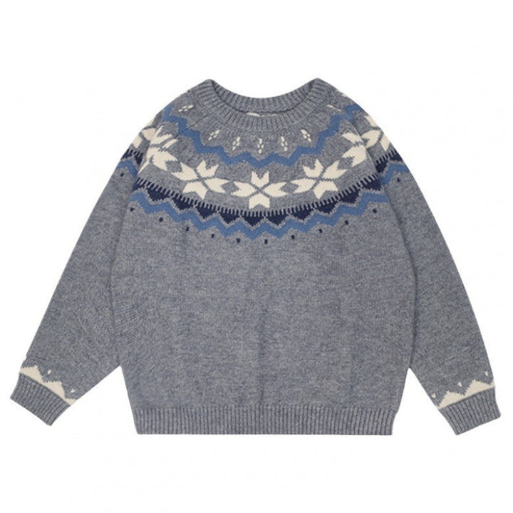 Pull confortable pour femmes avec motif d'hiver Chic & Stil