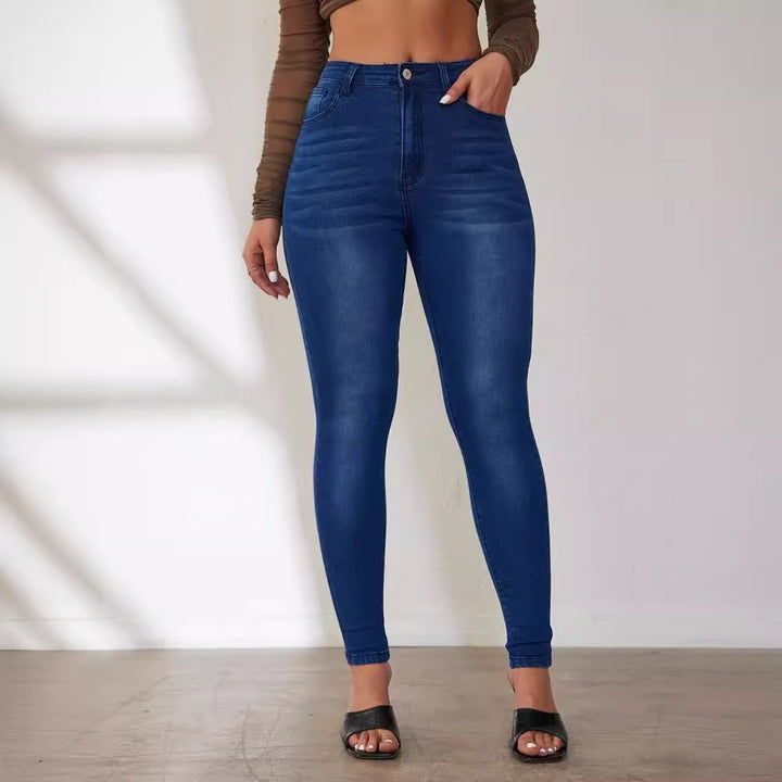 High-waisted skinny jeans for women with a fitted cut Lune London