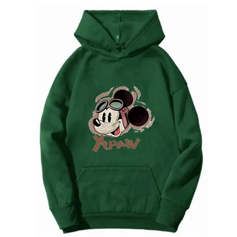 Women's hoodie with creative Mickey Mouse design Chic & Stil