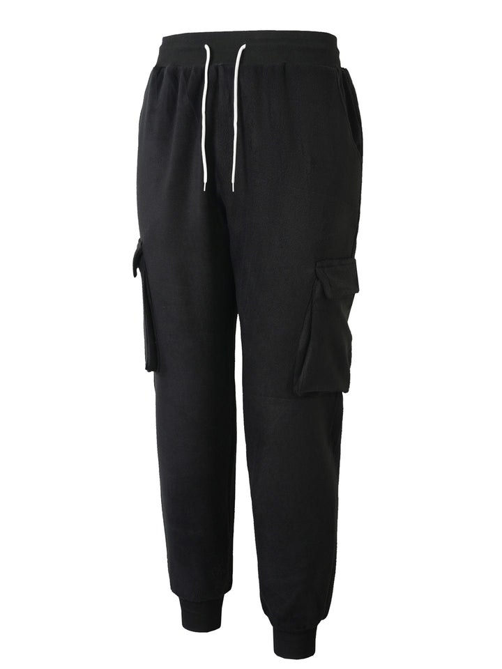 Fleece cargo pants for men Lune London