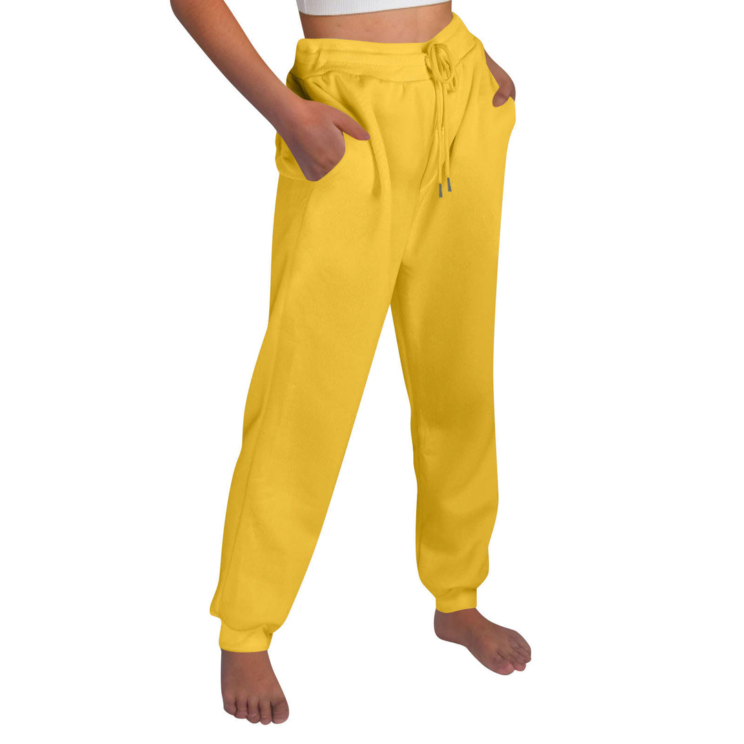 Comfortable women's jogging pants with elastic waistband and side pockets Lune London