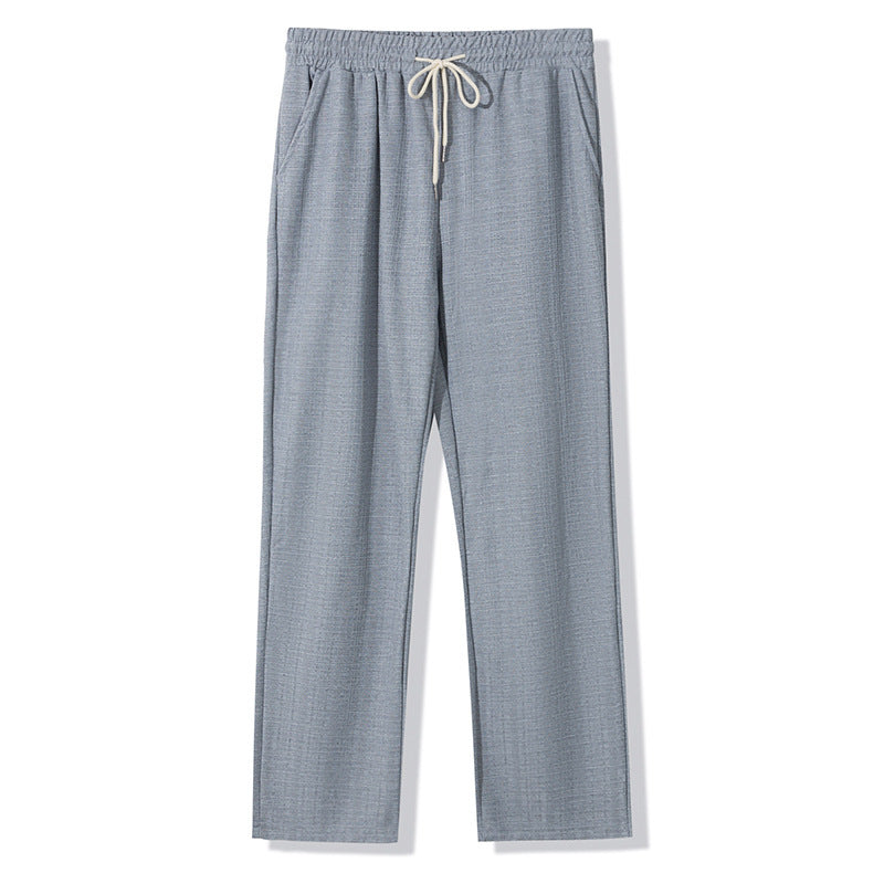 Women's Casual Leisure Pants with Elastic Waistband and Practical Side Pockets Lune London