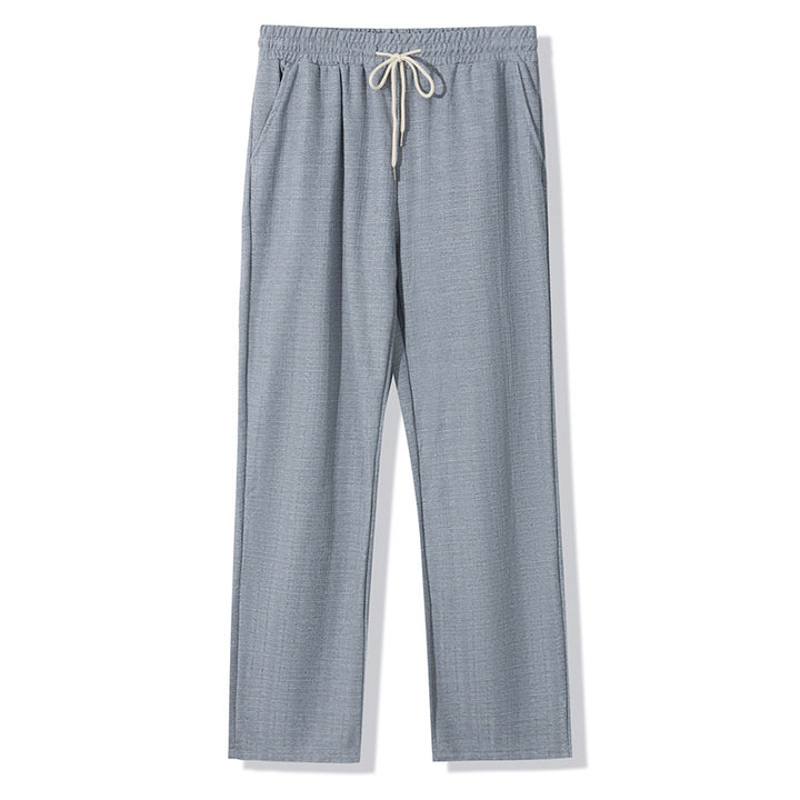Women's Casual Leisure Pants with Elastic Waistband and Practical Side Pockets Lune London