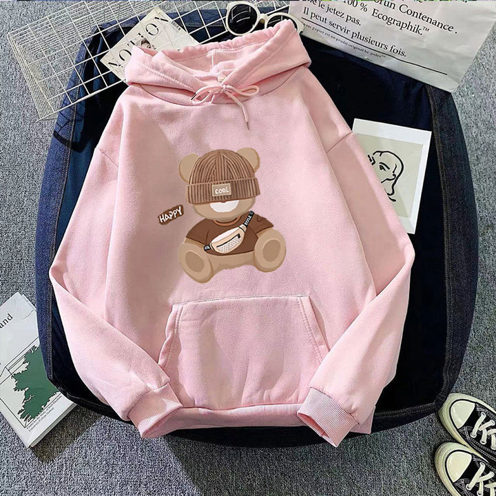 Women's hoodie with unique bear motif Chic & Stil