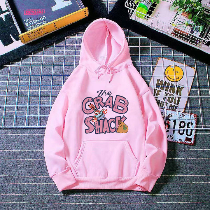 Women's hoodie with creative crab motif Chic & Style