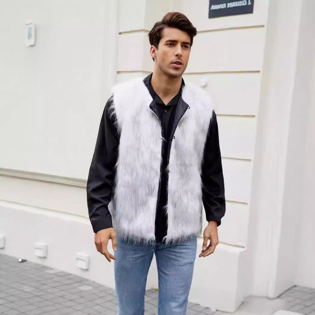 Trendy Faux Fur Jacket for Men Lune London