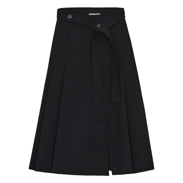 Blouse Élégante Femme avec Fines Rayures et Patte de Boutonnage à la Mode Chic & Stil