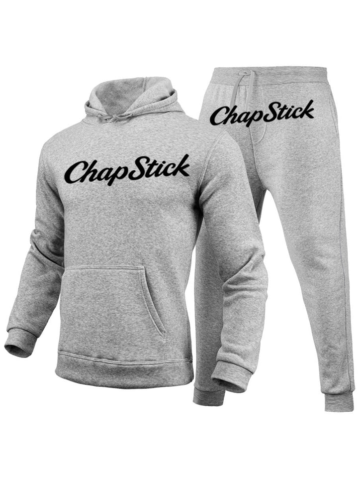 Women's hoodie and jogger set with modern inscription Lune London