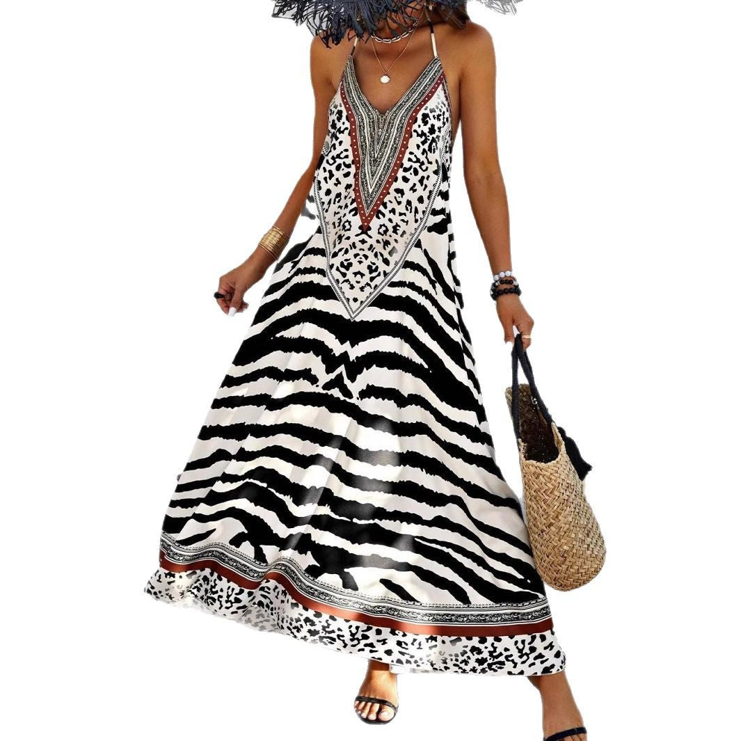 Women Maxi Bohemian Dress Chic Lune London