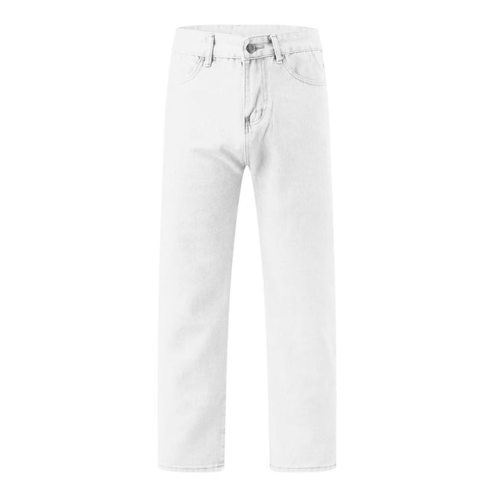 Women's straight-cut jeans with a high waist and classic details Lune London