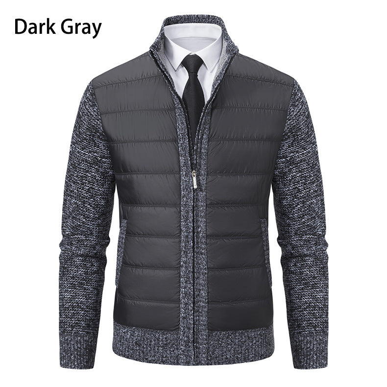 Hybrid sports jacket for men with moisture-regulating material and modern knit design Lune London