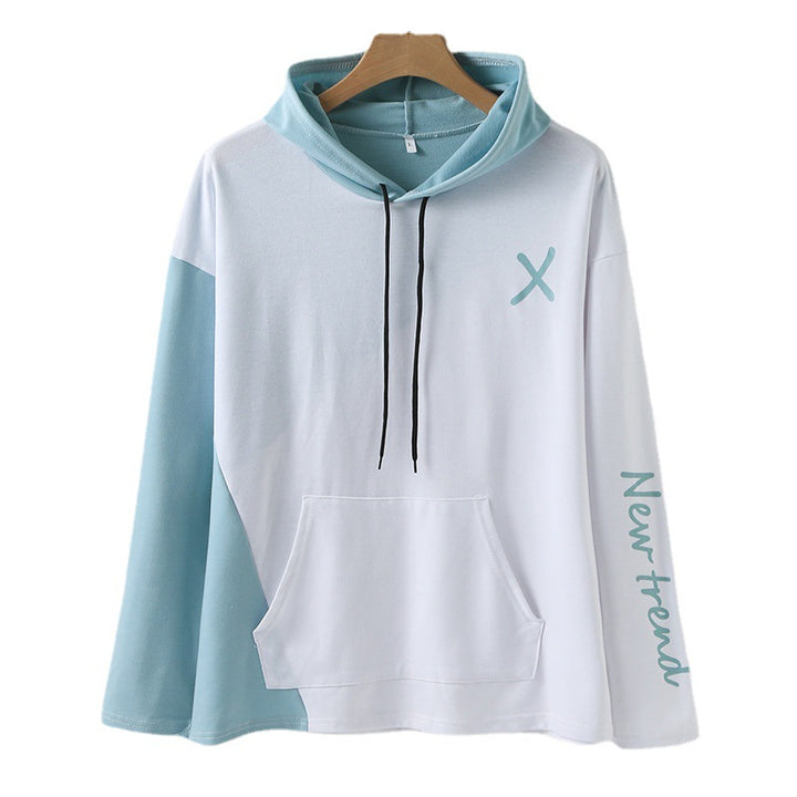 Women's hoodie with a modern color design and a practical kangaroo pocket Lune London