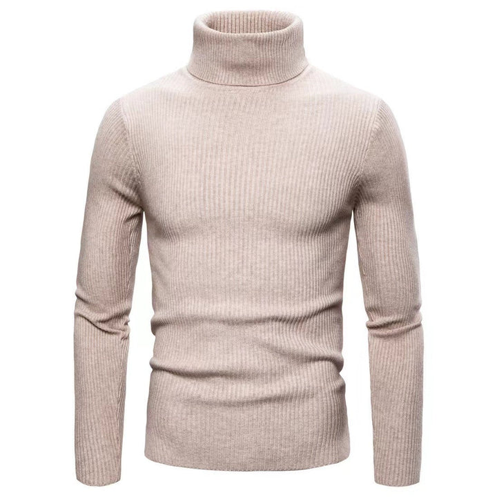 Men's High-Quality Turtleneck Sweater Made Of Fine Ribbed Knit Lune London