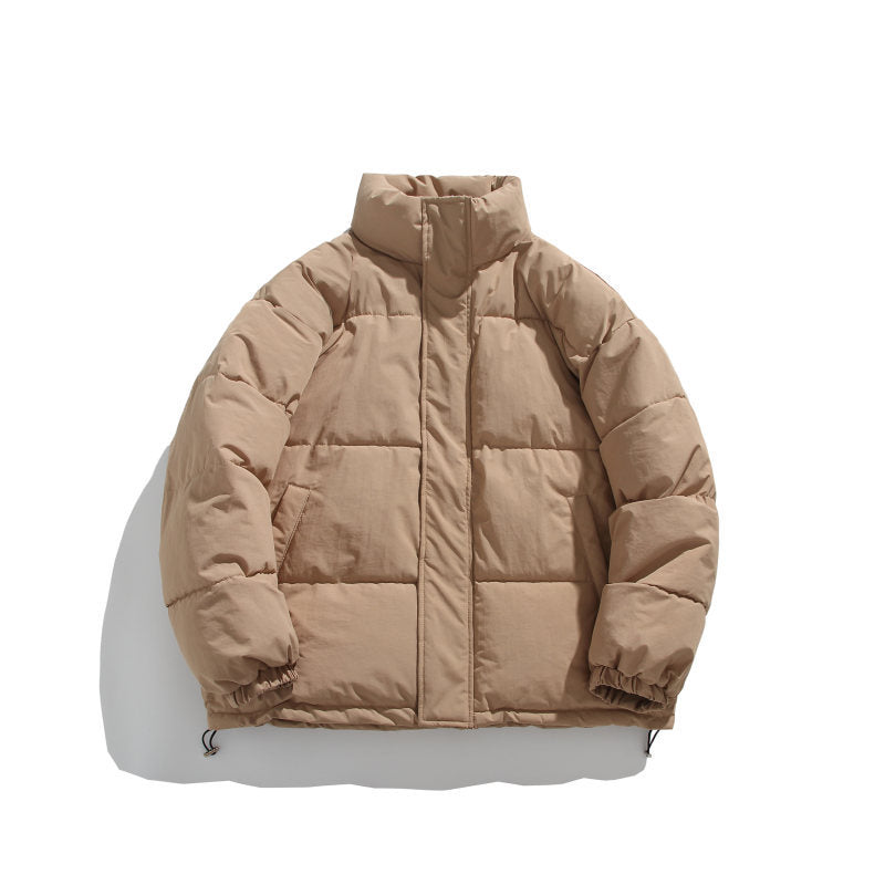 Ladies quilted winter jacket with high collar Lune London