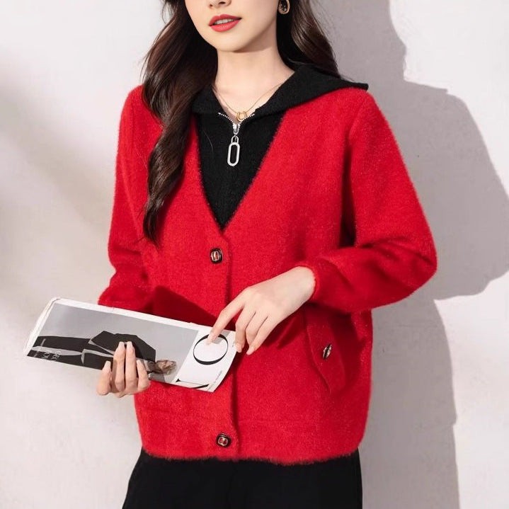 Cardigan cosy pour femmes avec détails de boutons nobles Chic & Stil