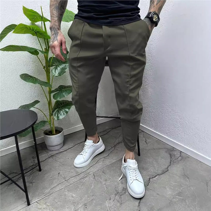 Men's slim fit jogger pants with practical pockets Lune London