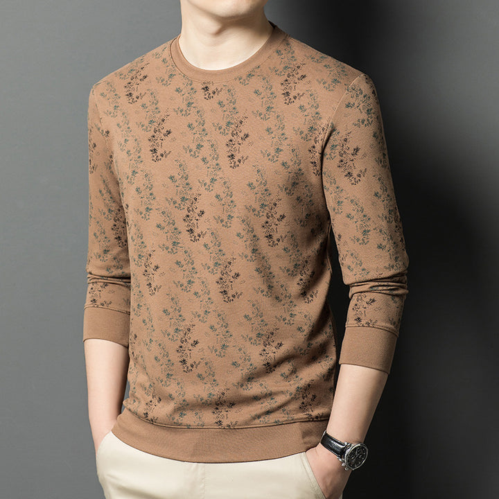 Stylish long-sleeved shirt for men with floral pattern and high-quality material Lune London