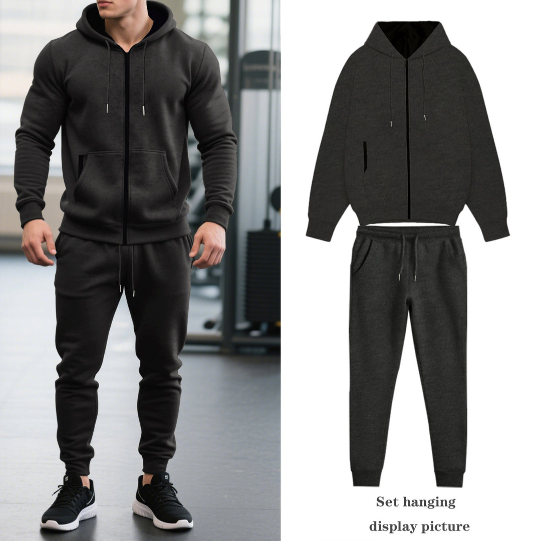 Men's sports suit with hood and practical pockets Lune London