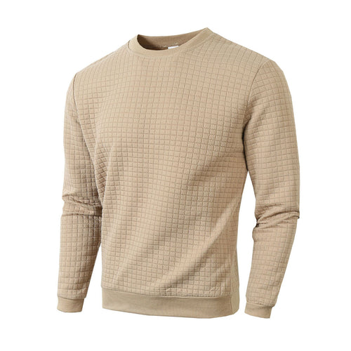 Men's sweater with textured design and round neckline Lune London