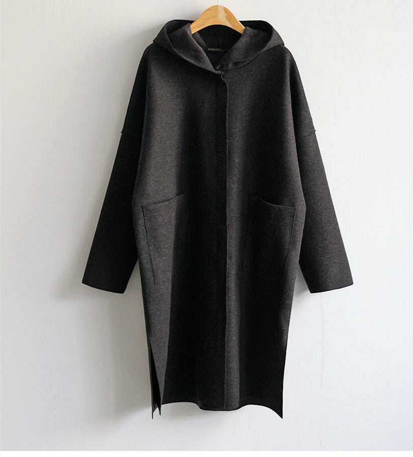 Women's chic and stylish wool blend coat